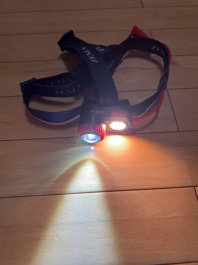 ZEXUS 充電式ヘッドランプ CREE LED ZX-R730
