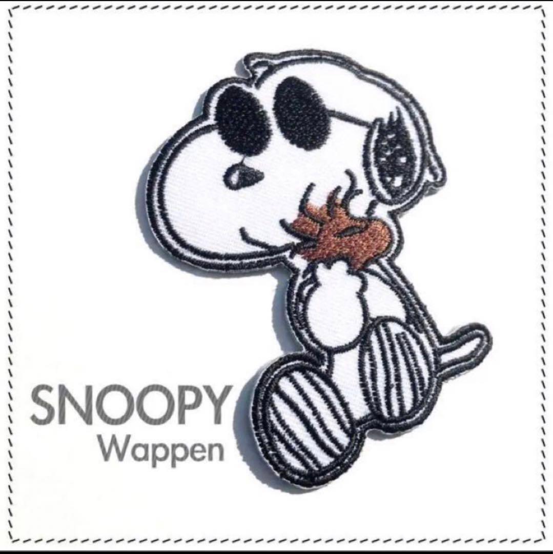 希少♤レア⚡グラサン❡スヌーピー❂ウッドストック⭐︎を抱っこする✿スヌ❆ワッペン