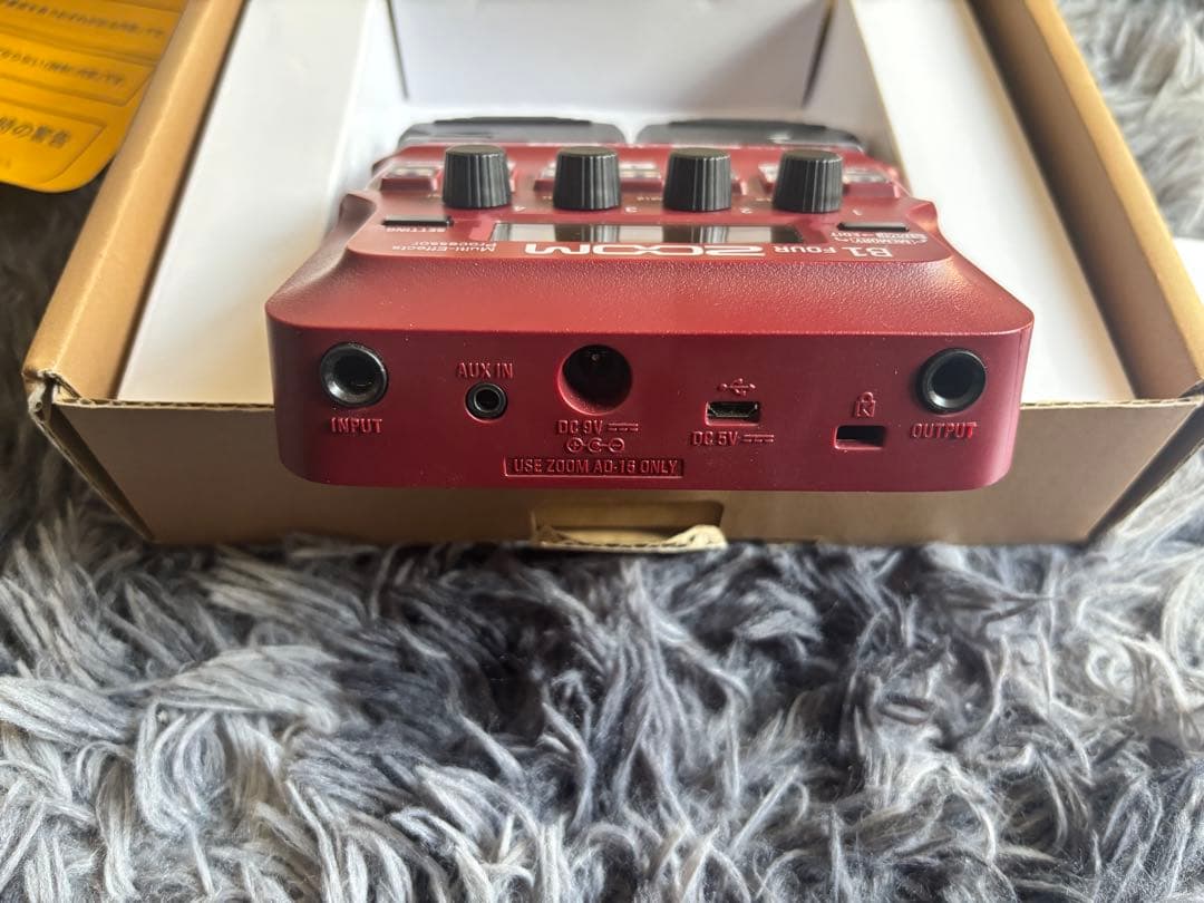 【あ】ZOOM B1 FOUR ベースエフェクター
