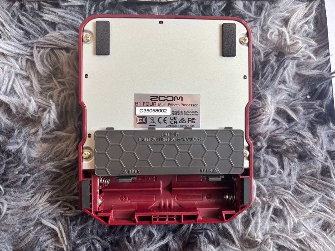 【あ】ZOOM B1 FOUR ベースエフェクター