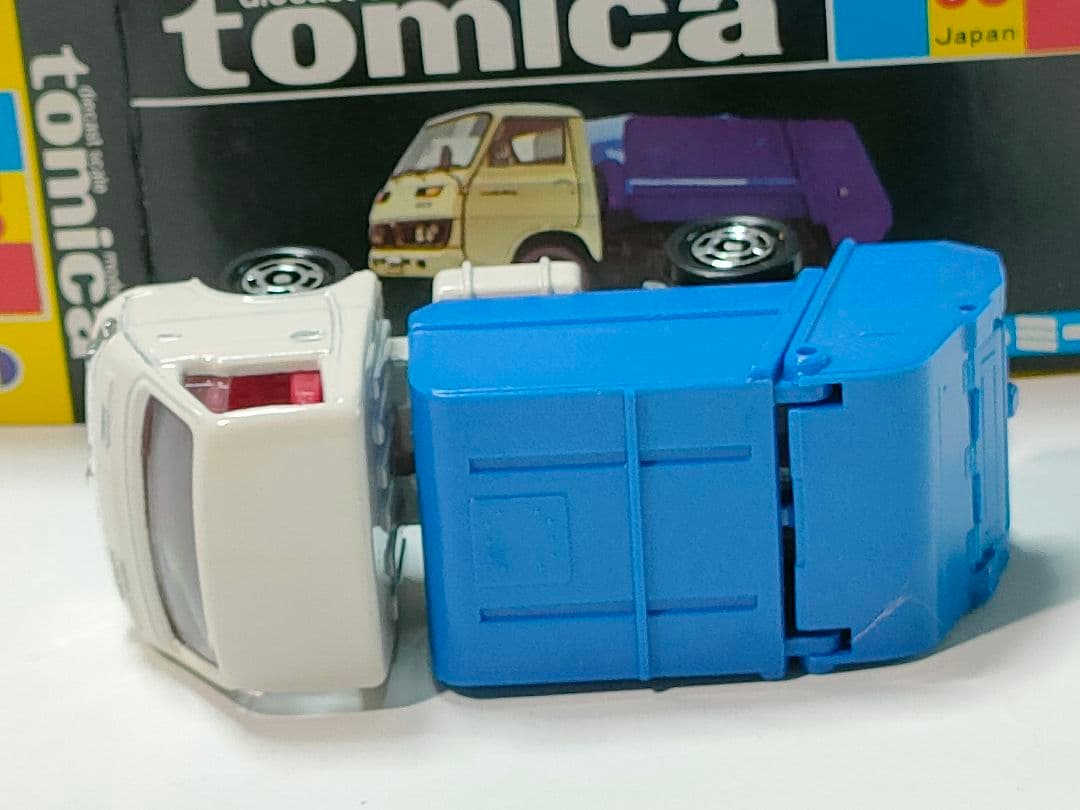 黒箱トミカ 36　いすゞエルフ清掃車　美品　日本製　デッドストック