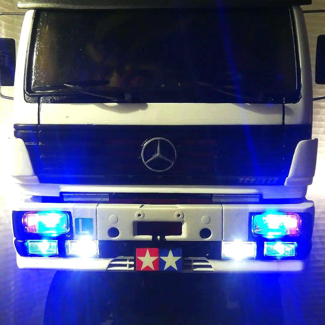 タミヤ1/14 トラック トレーラー メルセデス ベンツ 1838LS 動作品