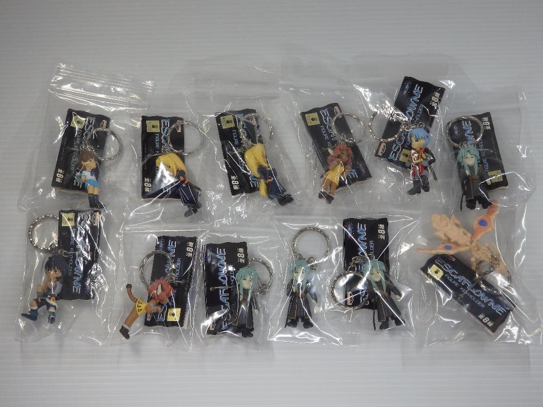 エスカフローネ キーホルダー メルル バァン アレン ディランドゥ 12体まとめ