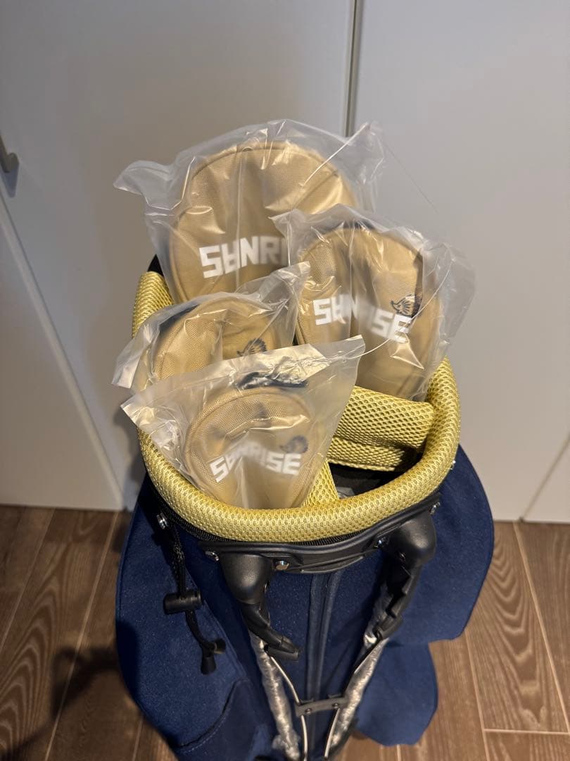 サンライズSANRISE ゴルフバッグ ネイビー