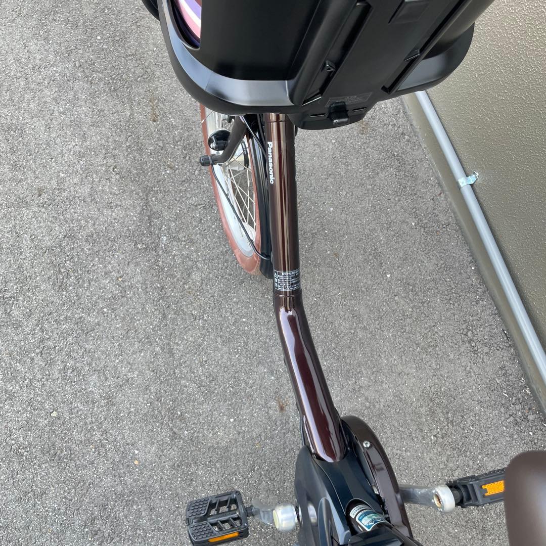 【引き取り限定】パナソニック電動アシスト自転車20インチ ブラウン