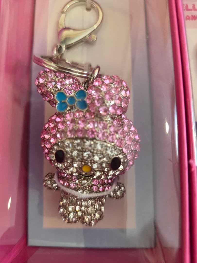 マイメロ　クロミ　 ストーン付きキーホルダー 2個セット