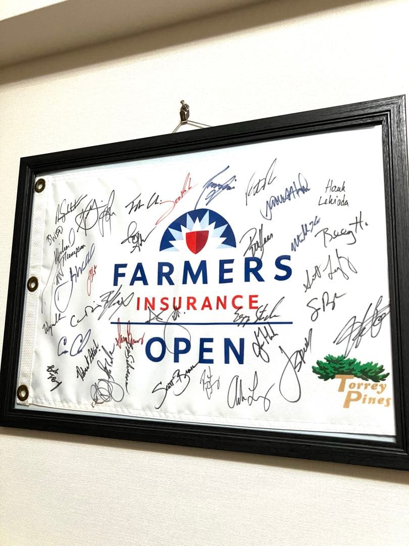 【希少】ファーマーズインシュアランス2019 サインフラッグ ローリーマキロイ