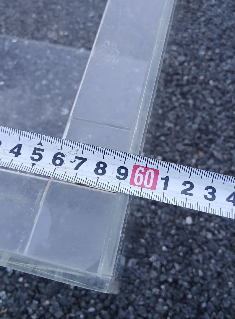 アクリル水槽 オーバーフロー水槽 600×450×450 ※水漏れなし