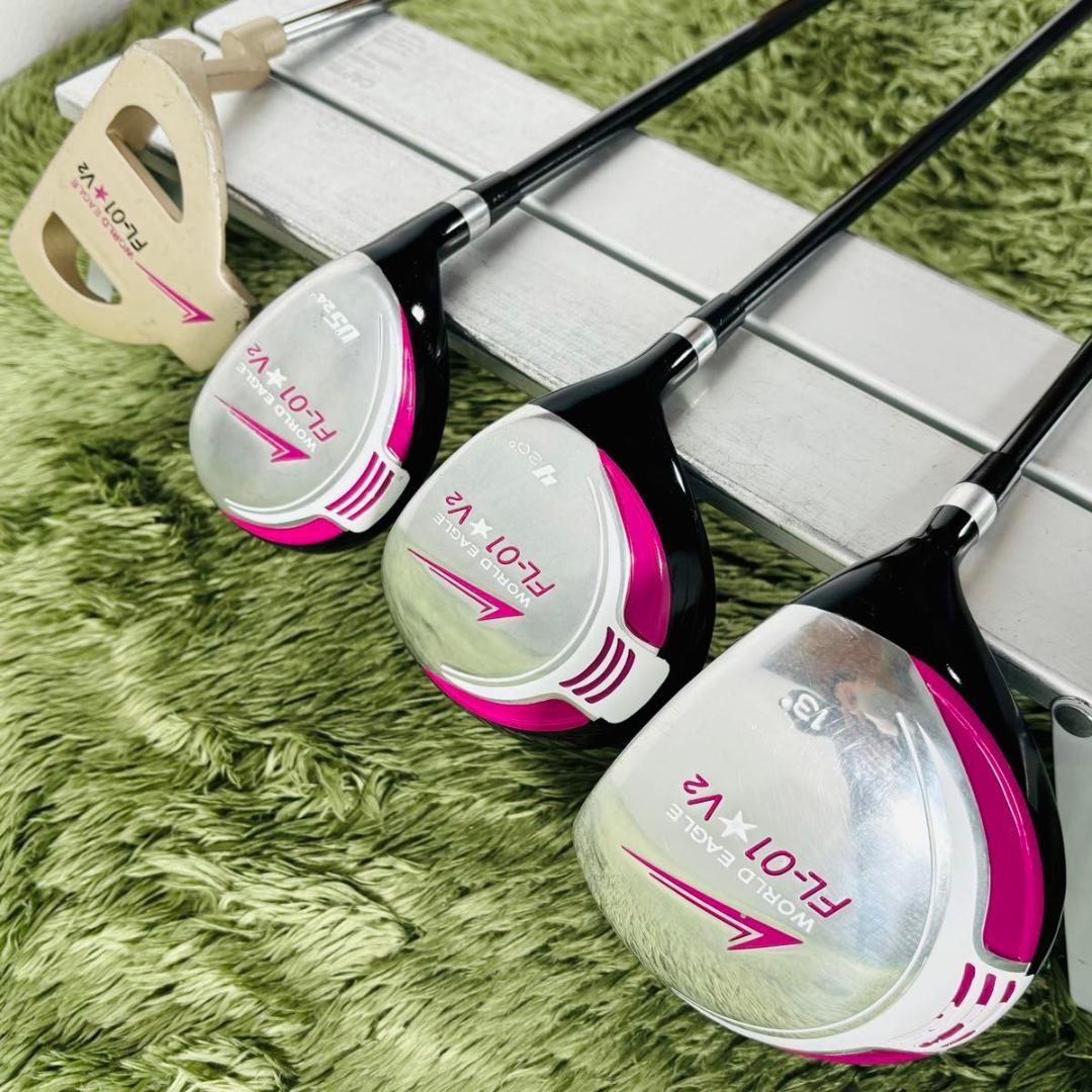 ワールドイーグル FL-01☆V2 10本セット レディースゴルフ 初心者 入門