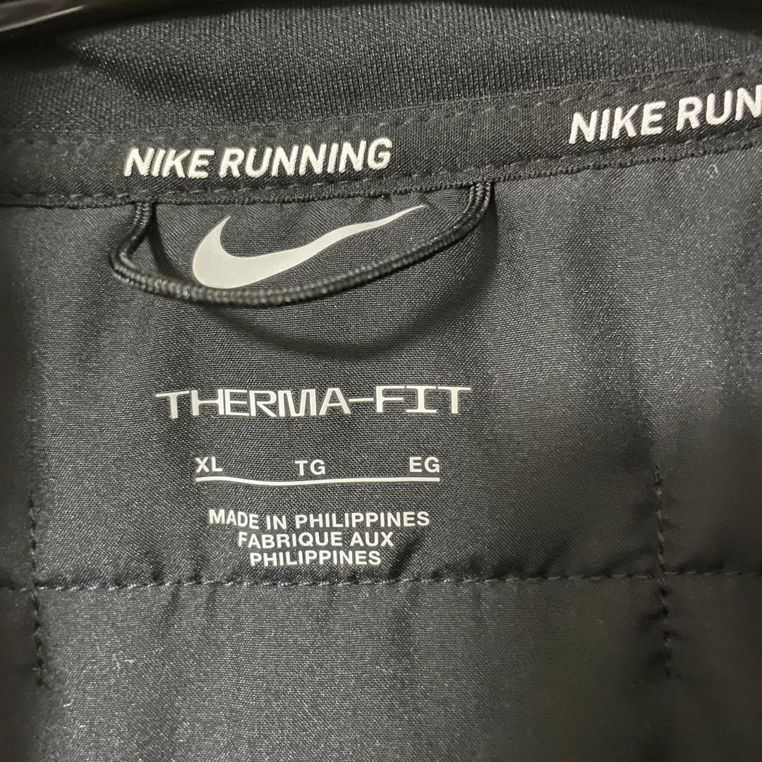 ナイキ シンセティックフィルジャケット ランニングウェア 中綿アウター XL 黒