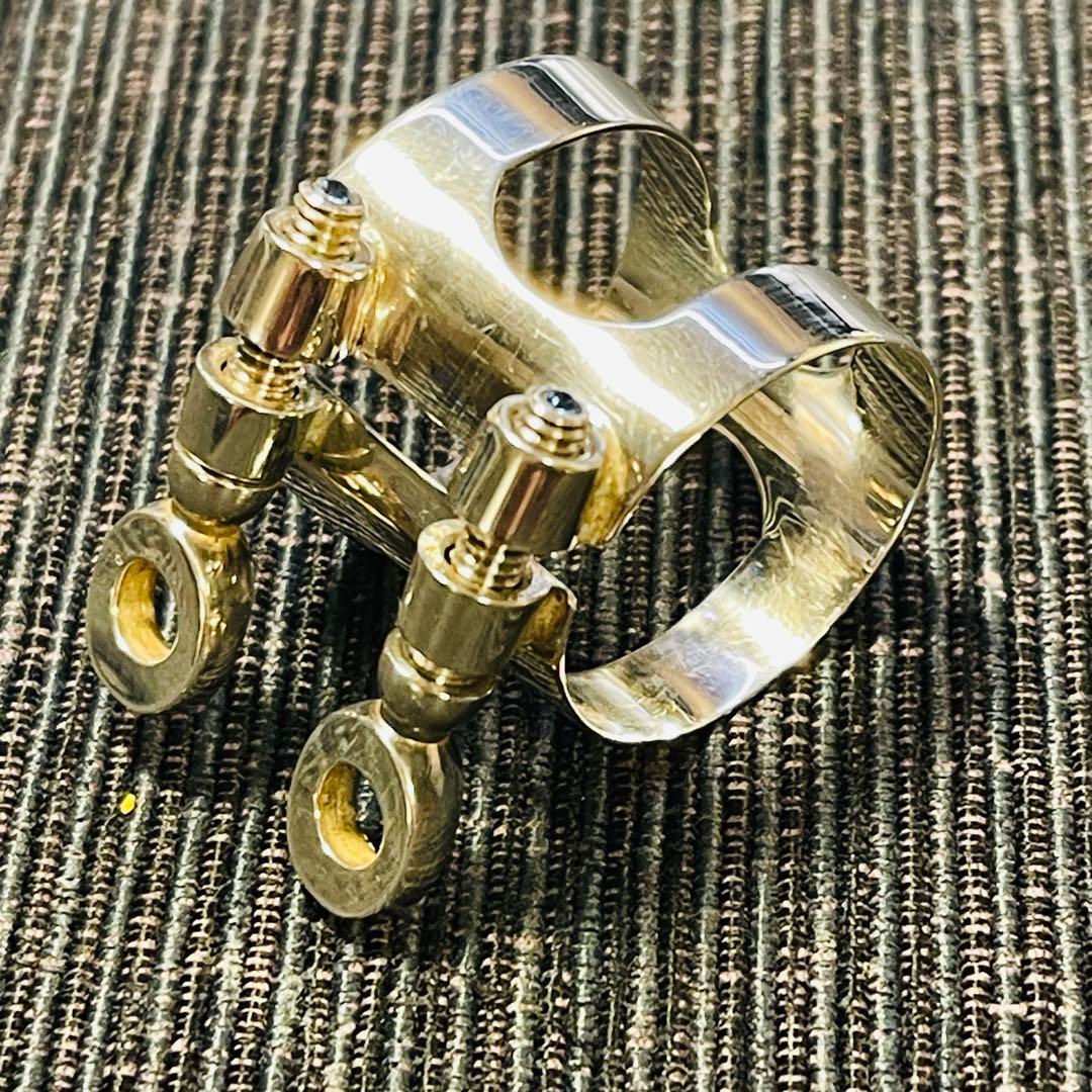 クラリネットリガチャー ブルズアイ ブルズEXスターリングシルバー 総銀製