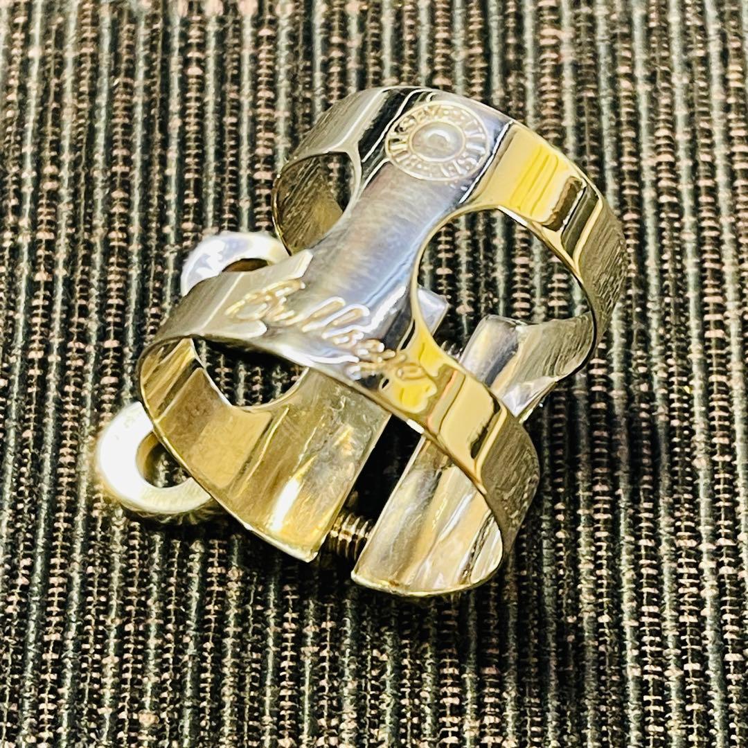 クラリネットリガチャー ブルズアイ ブルズEXスターリングシルバー 総銀製