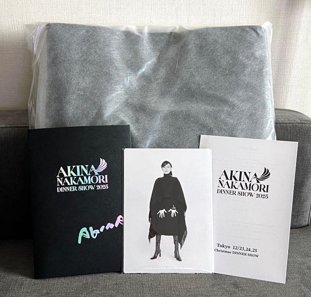 中森明菜ディナーショー2025 ポストカード メニュー トートバッグ AKINA