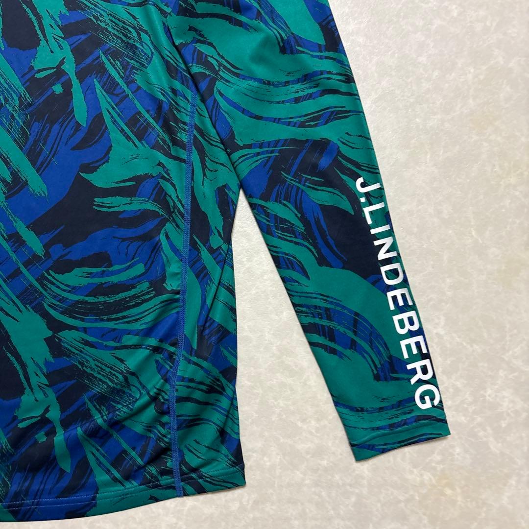 J.リンドバーグ★吸水速乾★軽量★UVプロテクトモックネック【メンズ サイズL】