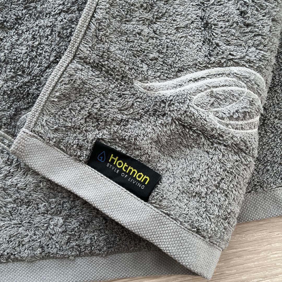 【ホットマン】プレジール　ヘアバスタオル　ハンカチ　８点セット　1秒タオル