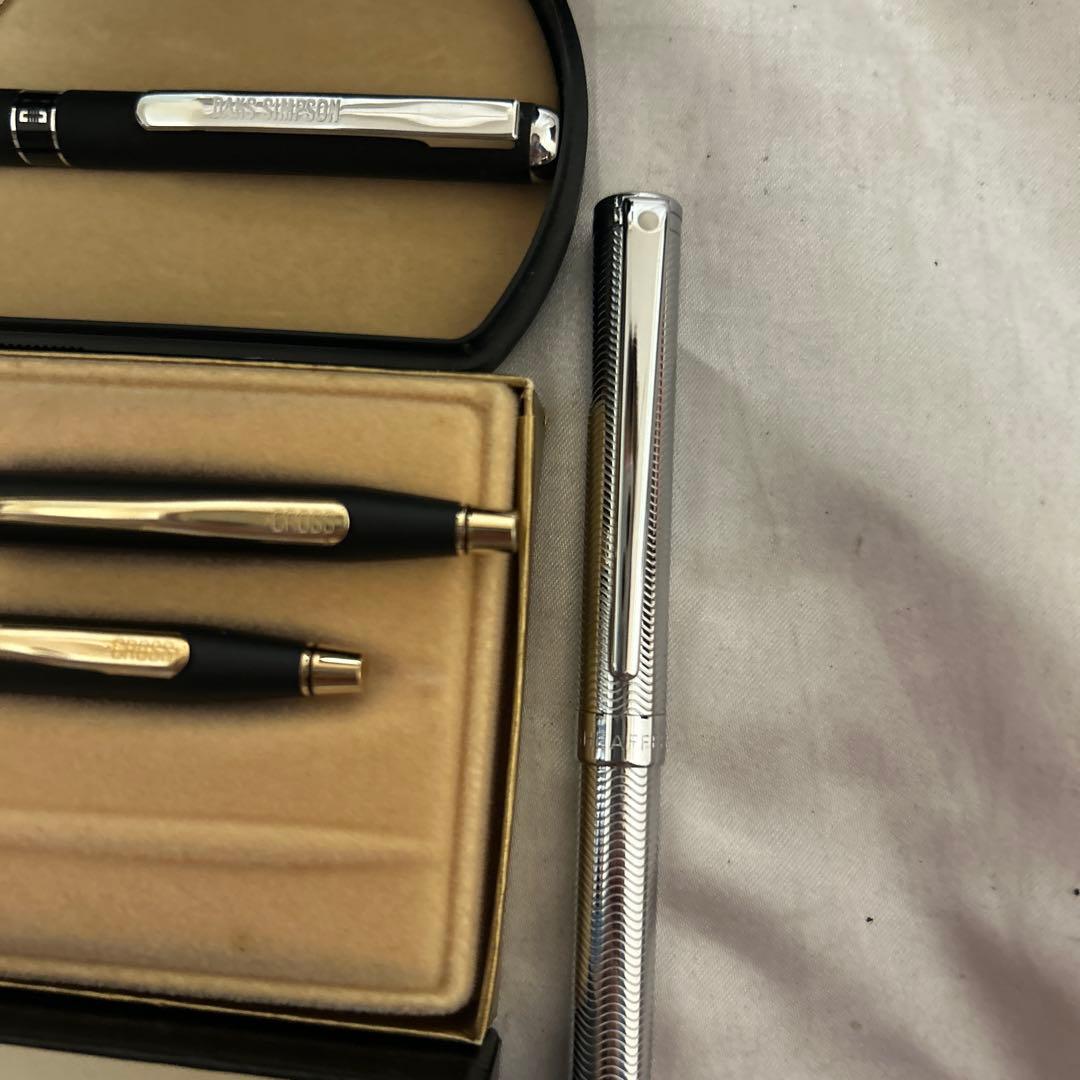 筆記用具まとめ 計4本 CROSS/DAKS SIMPSON/SHEAFFER