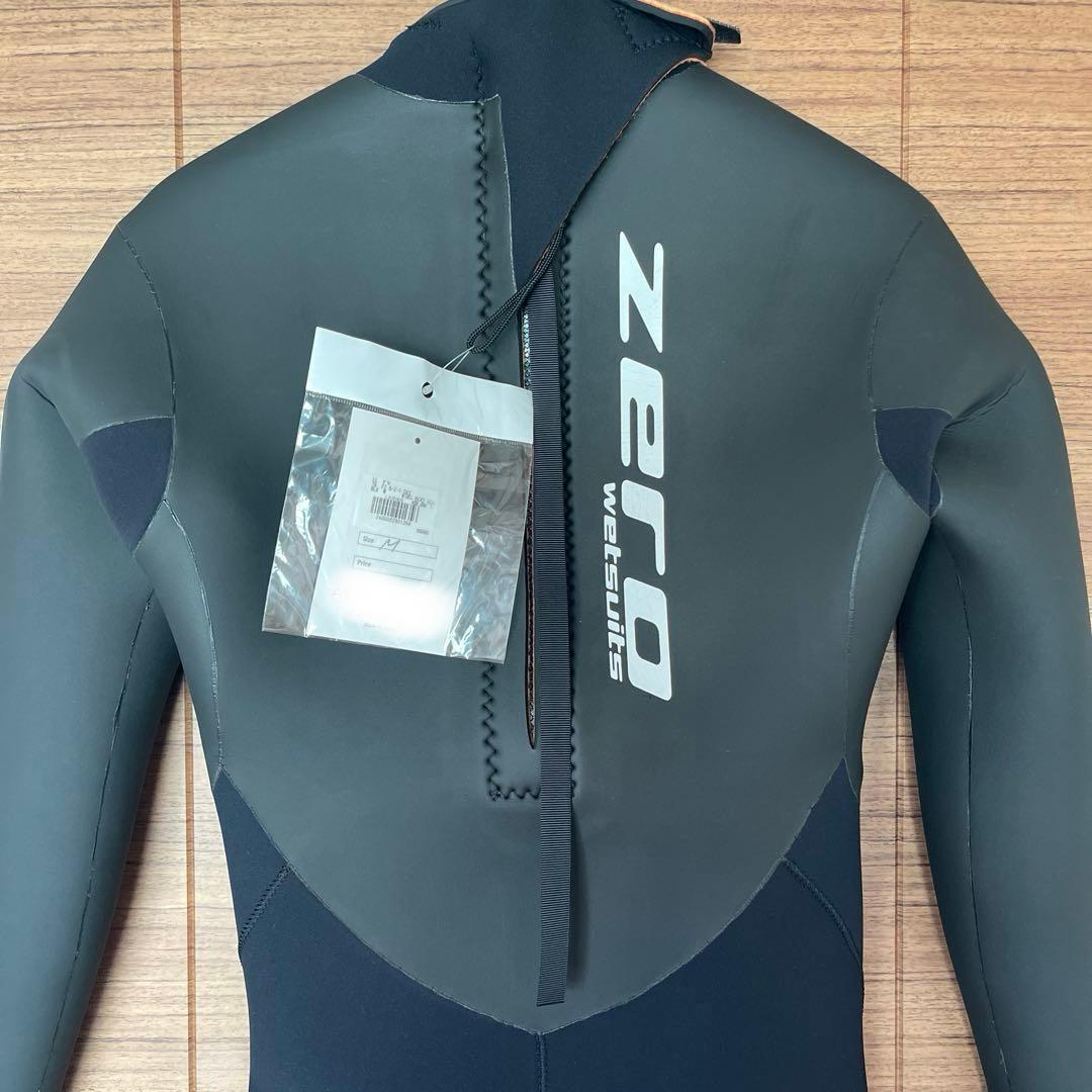zero セミドライスーツ（5mm/3mm）裏起毛、Mサイズ【新品・未使用】