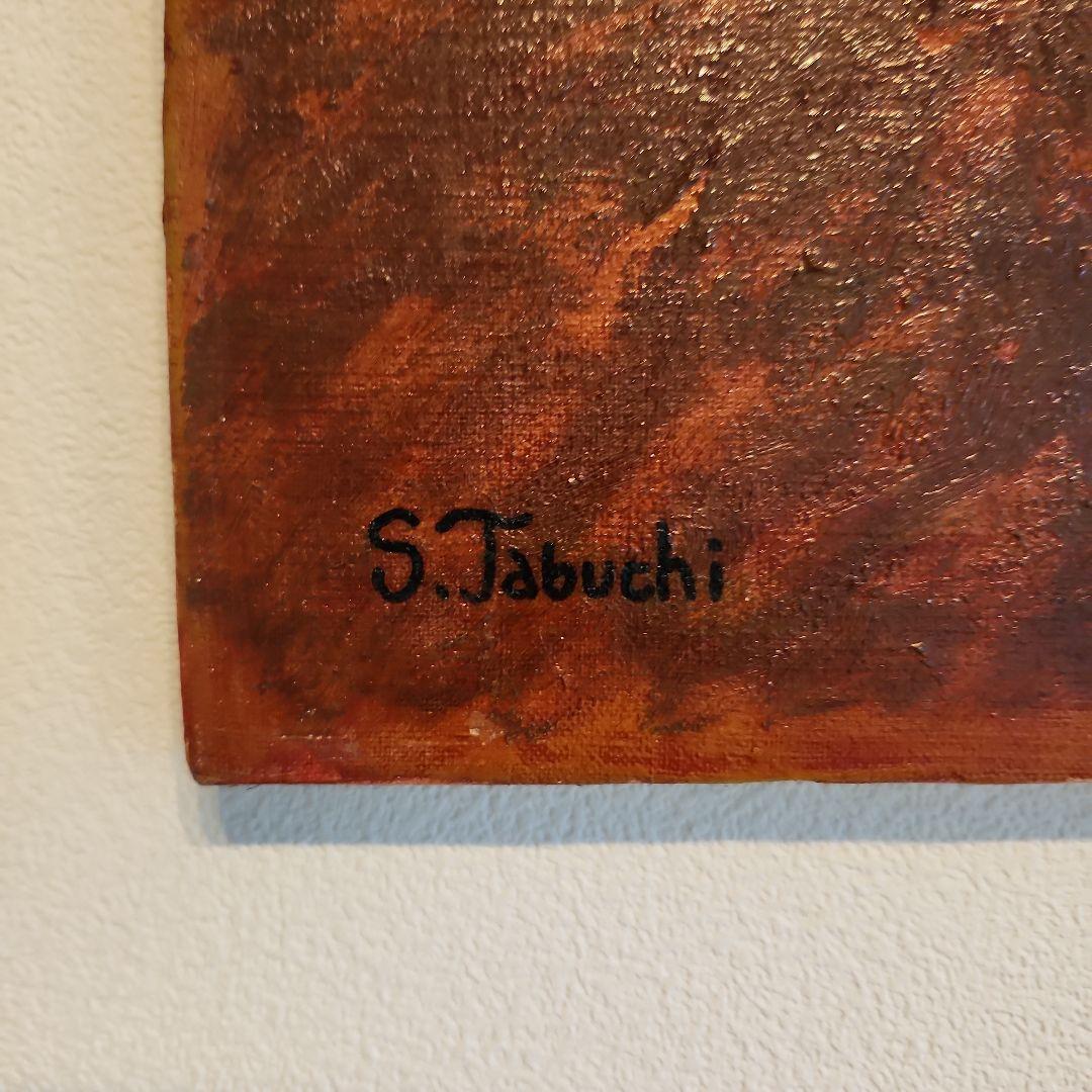 田渕眞兒　油絵　油彩画　薔薇シリーズ　花　No.7-7-s