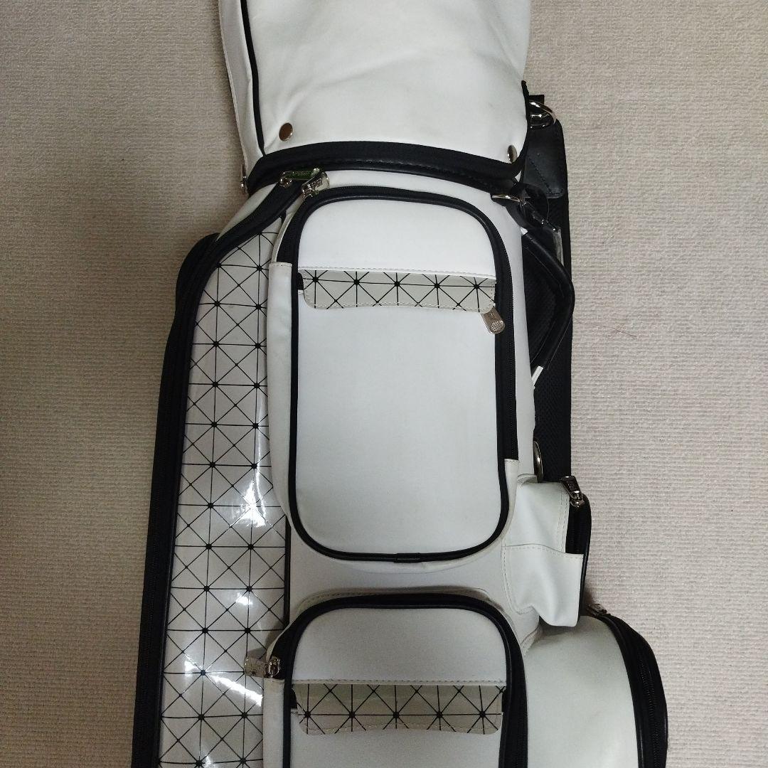 PGM GOLF キャディバッグ ホワイト キャスター付き