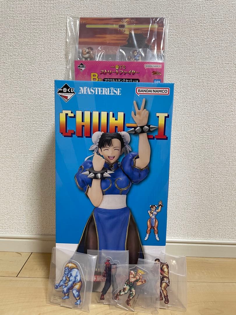 一番くじストリートファイターＡ賞 B賞G賞4個 【ガイルブランカ豪鬼バイソン】