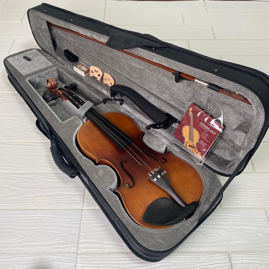Eastar バイオリン　4/4 ケース　初心者用、弓、ケ―ス、松脂付き