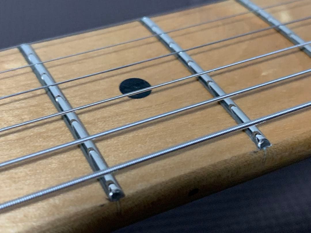 Juno ジュノ ST ストラトキャスター タイプ 黒 ブラック メイプル指板