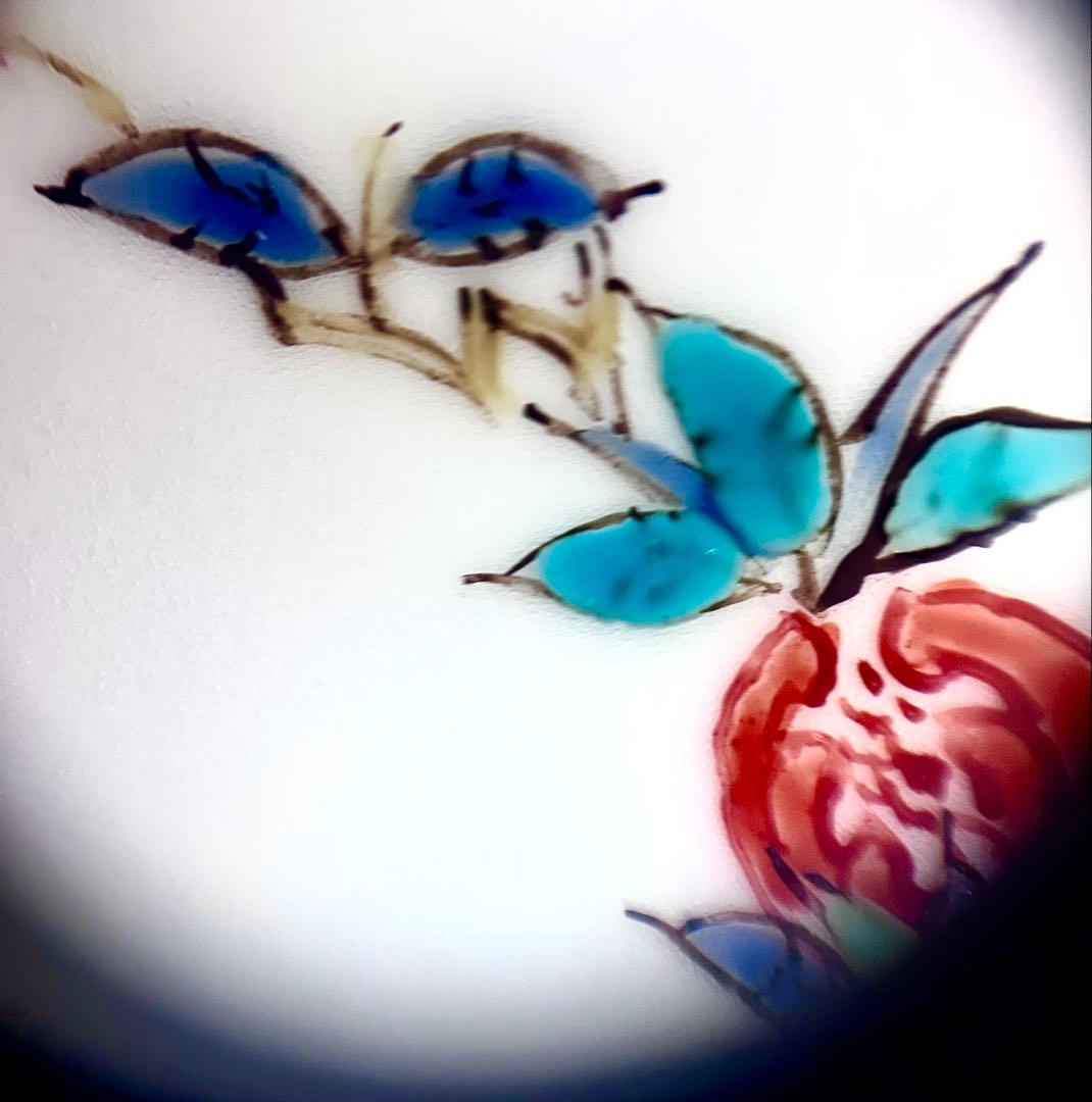 人間国宝　十三代柿右衛門　酒井田柿右衛門　錦花実文皿　5客