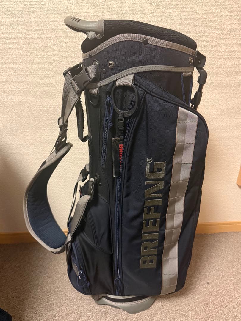 値下げ不可　BRIEFING ネイビー キャディバッグ CR-4 #03