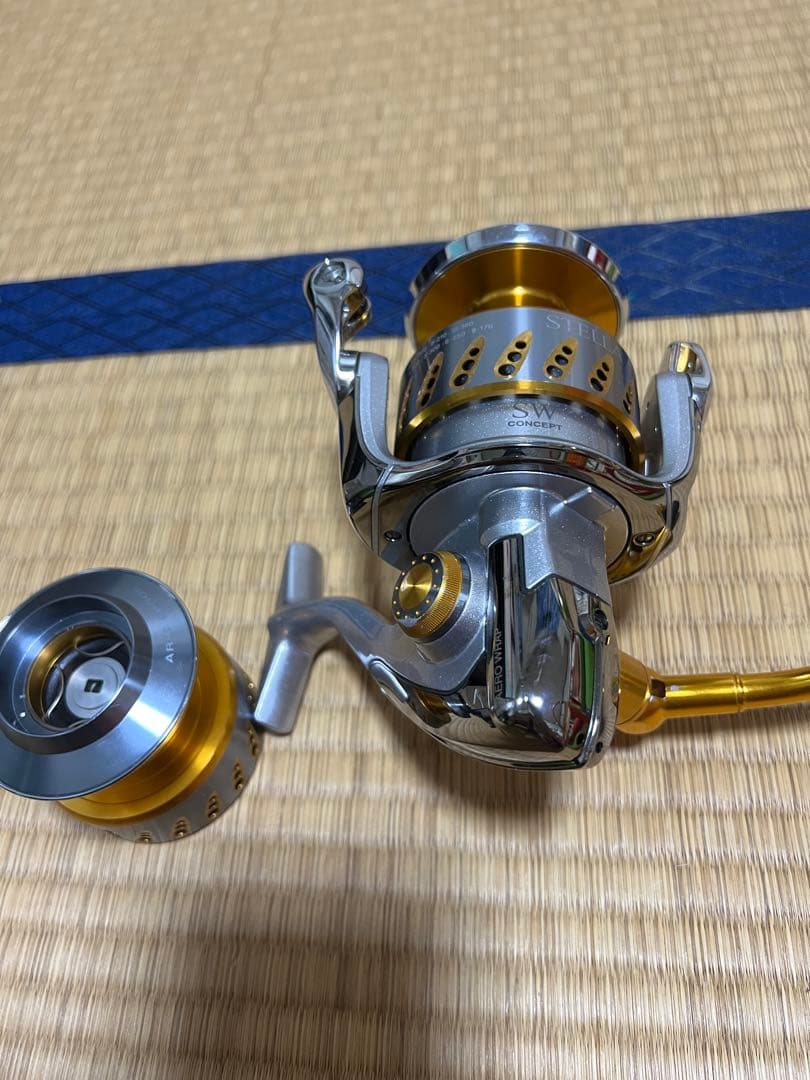 08ステラSW 10000XG夢屋ハンドル +替えスプール