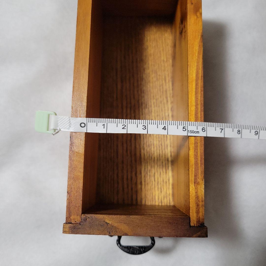 木製 漢字 彫刻付き 14引き出し ミニタンス