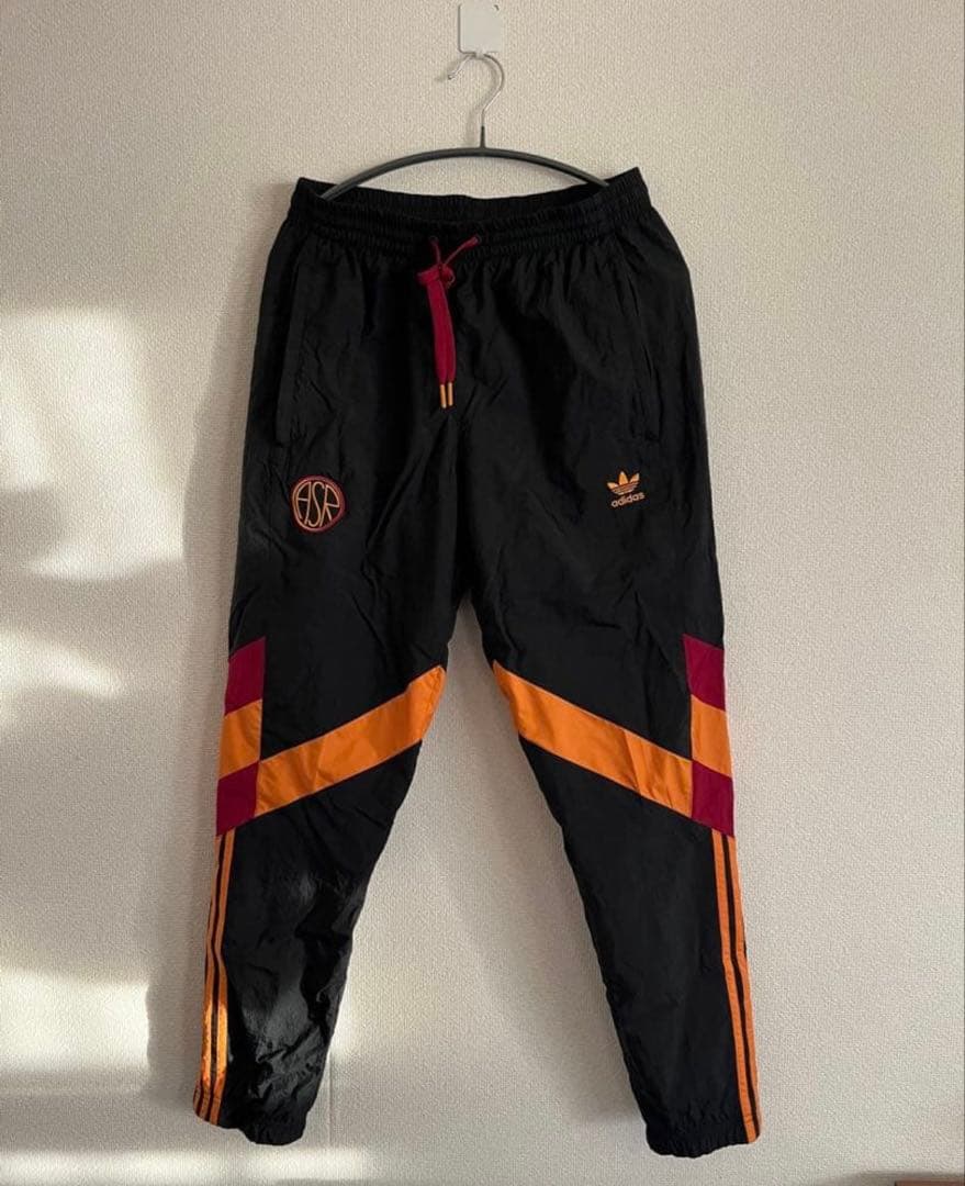 アディダス adidas ASローマ オリジナルス トラックパンツ　Mサイズ