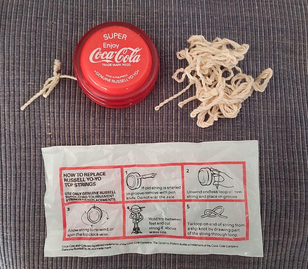 Coca-Cola Russell Yo-Yo ストリング付き