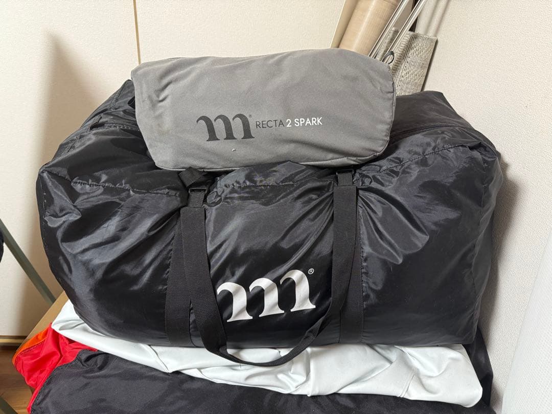 ムラコZIZ5p ツールームテントブラック&ムラコRECTA2SPARK タープ