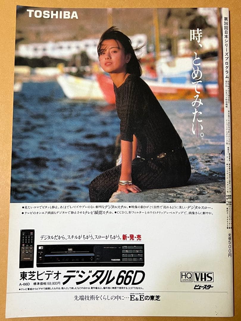 プロ野球　第36回日本シリーズ　パンフレット