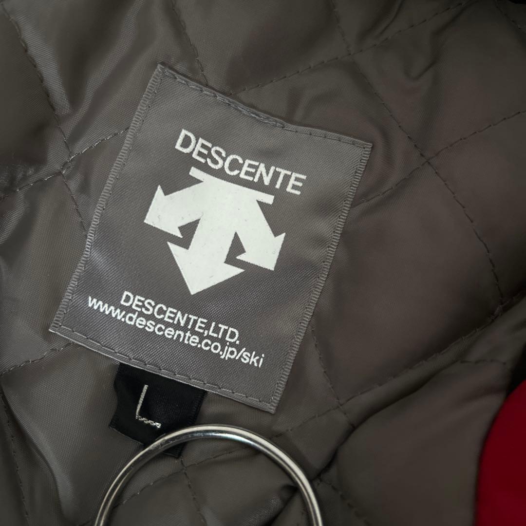 美品　デサント DESCENTE スキーウェア 上下セット　ダウン　黒　L