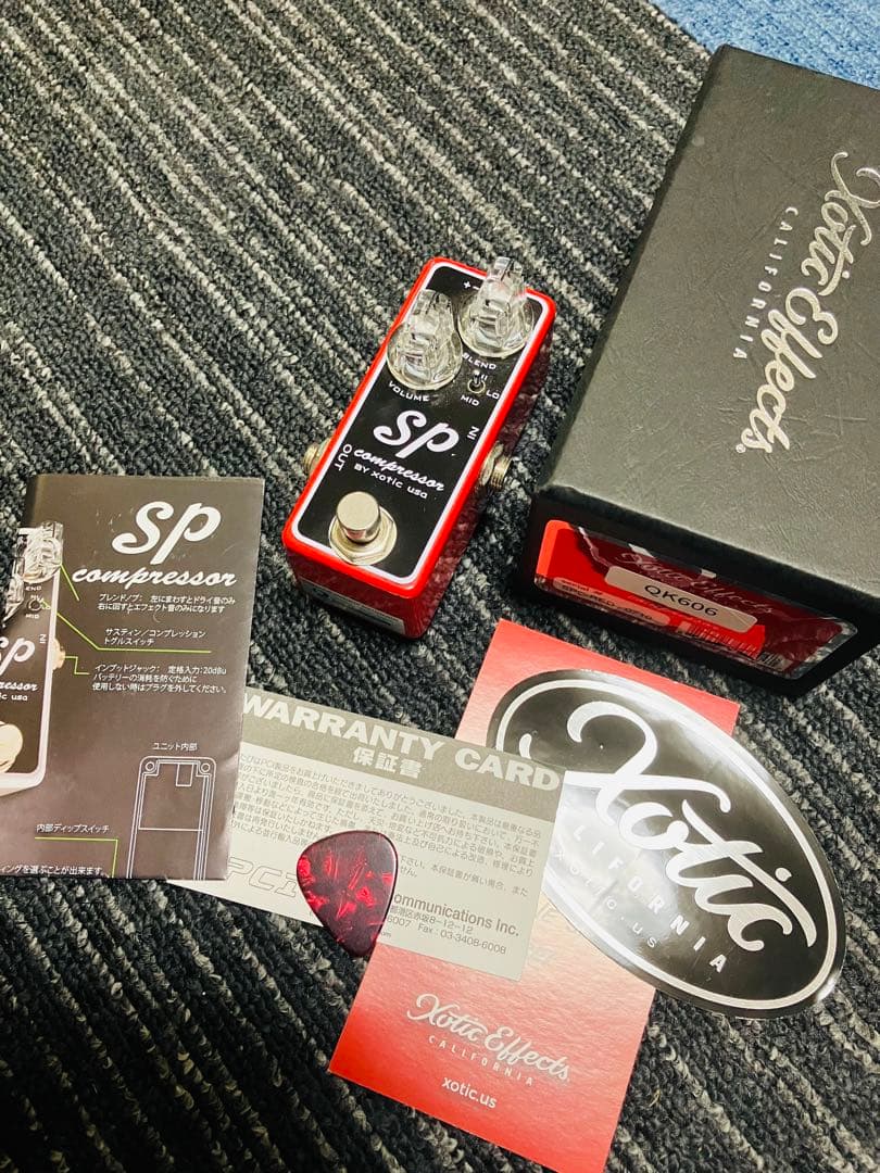 Xotic SP Compressor 限定　REDギターエフェクター