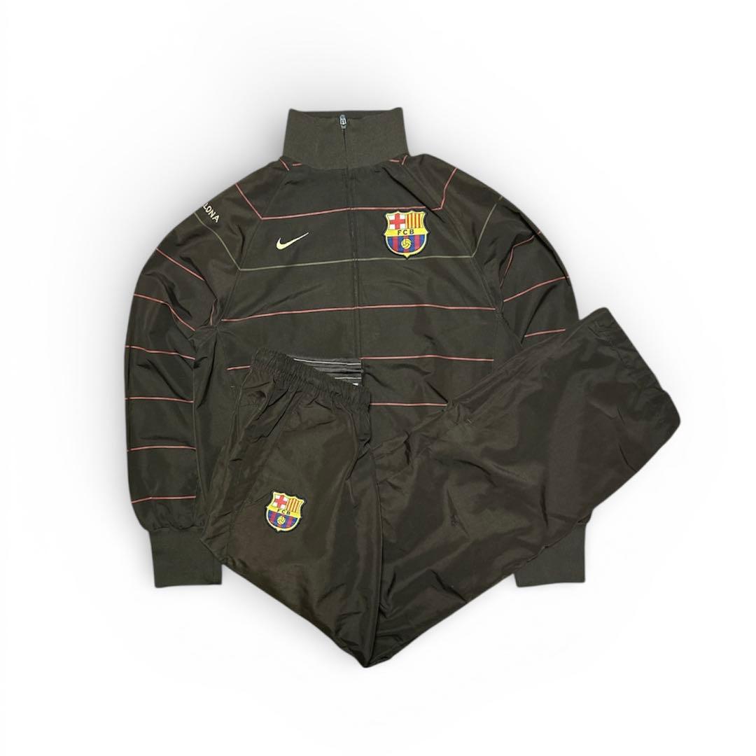NIKE 08-09 バルセロナ トラックスーツ トレーニング 上下 ジャケット