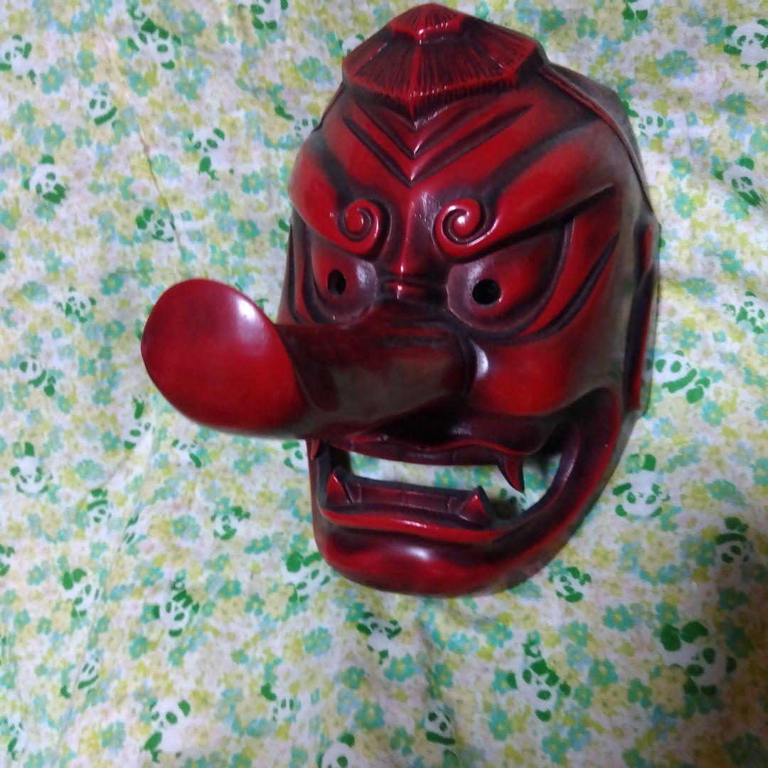 天狗　お面　飾り　仮面　魔除け　コスプレ　インテリア