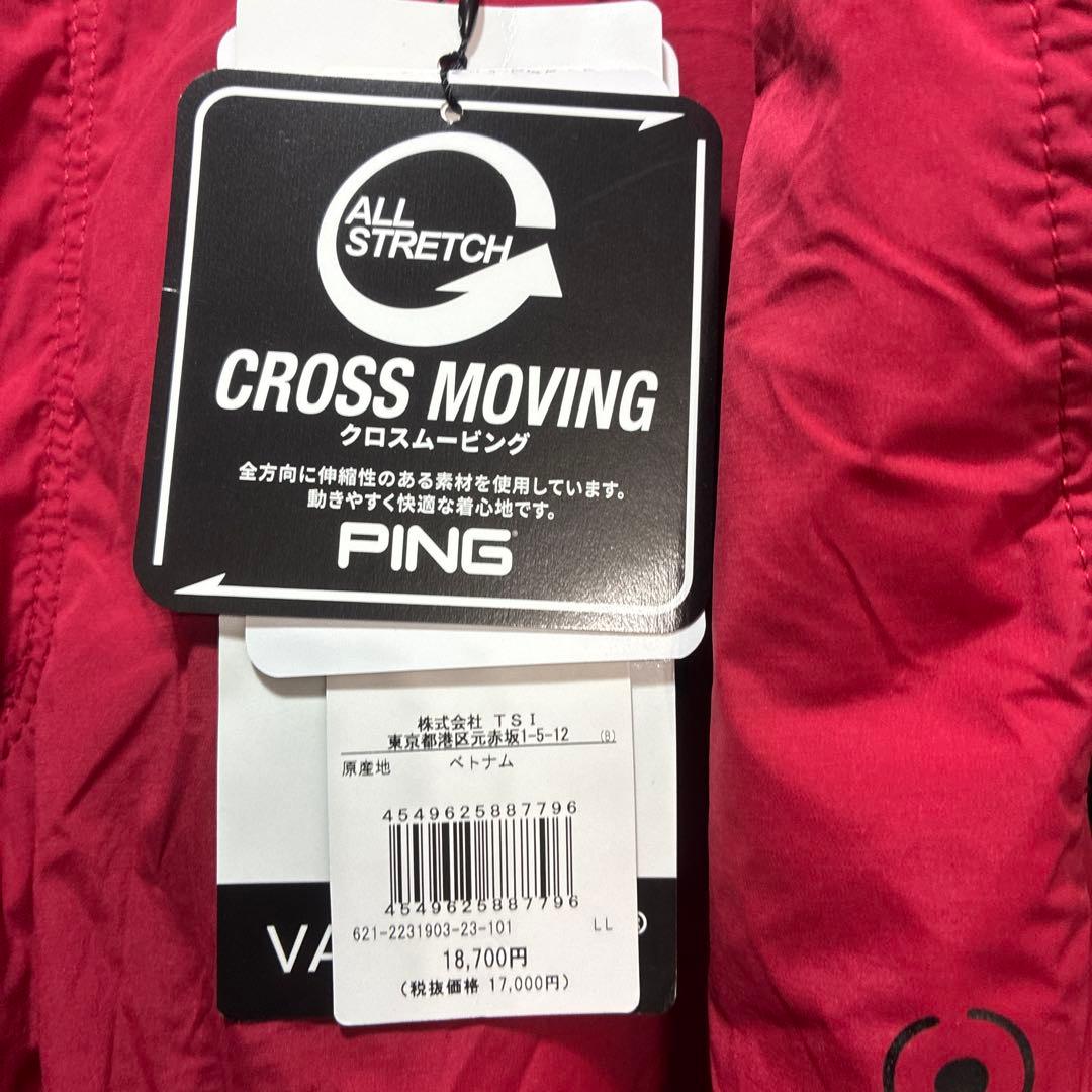 大幅値下げ【新品】PING　ゴルフパンツ冬物　サイズLL 定価18700円