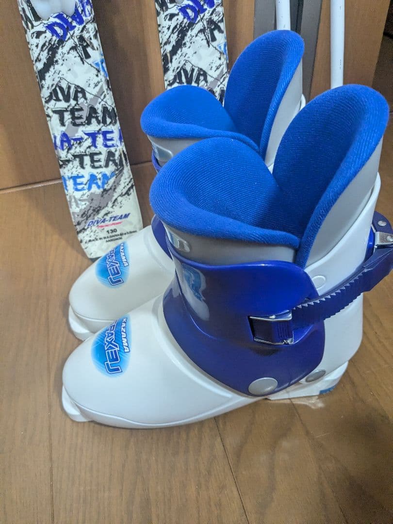 ジュニアスキーセット　板130センチ　ブーツ24センチ