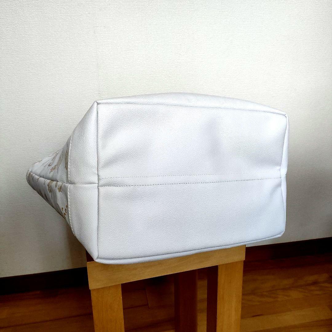 ★未使用品★Callawayゴルフトートバックビーチモチーフ 合成皮革 ホワイト