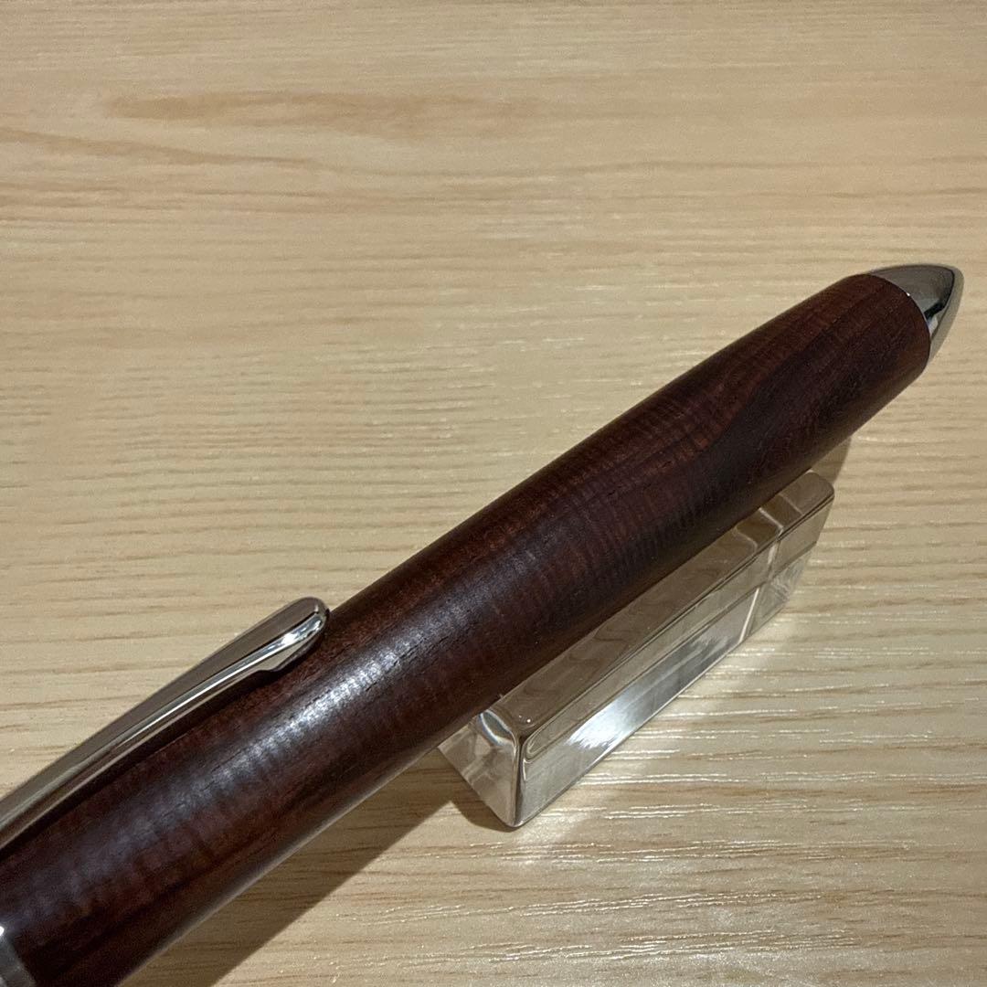 工房楔　グラッソ（多機能ペン）　シアメースローズウッド　クリップ跡有り