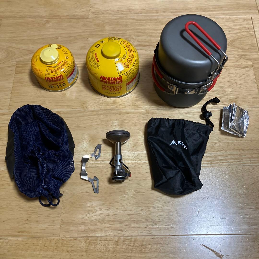 soto ウインドマスター　コールマン　パックアウェイ ソロクッカーセット　風防