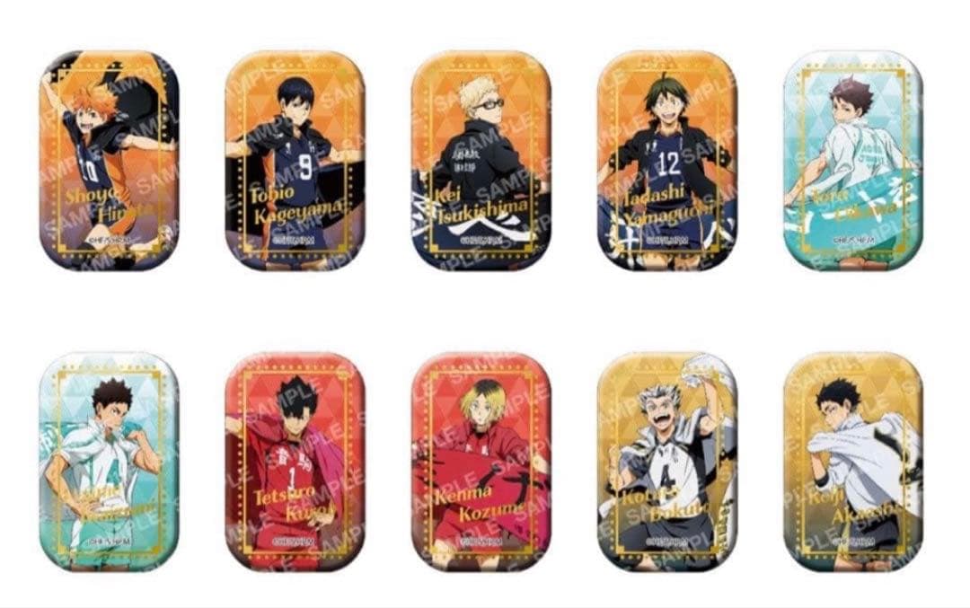 ハイキュー‼︎ スクエア缶バッジ 横断幕第一弾 セブンネット限定