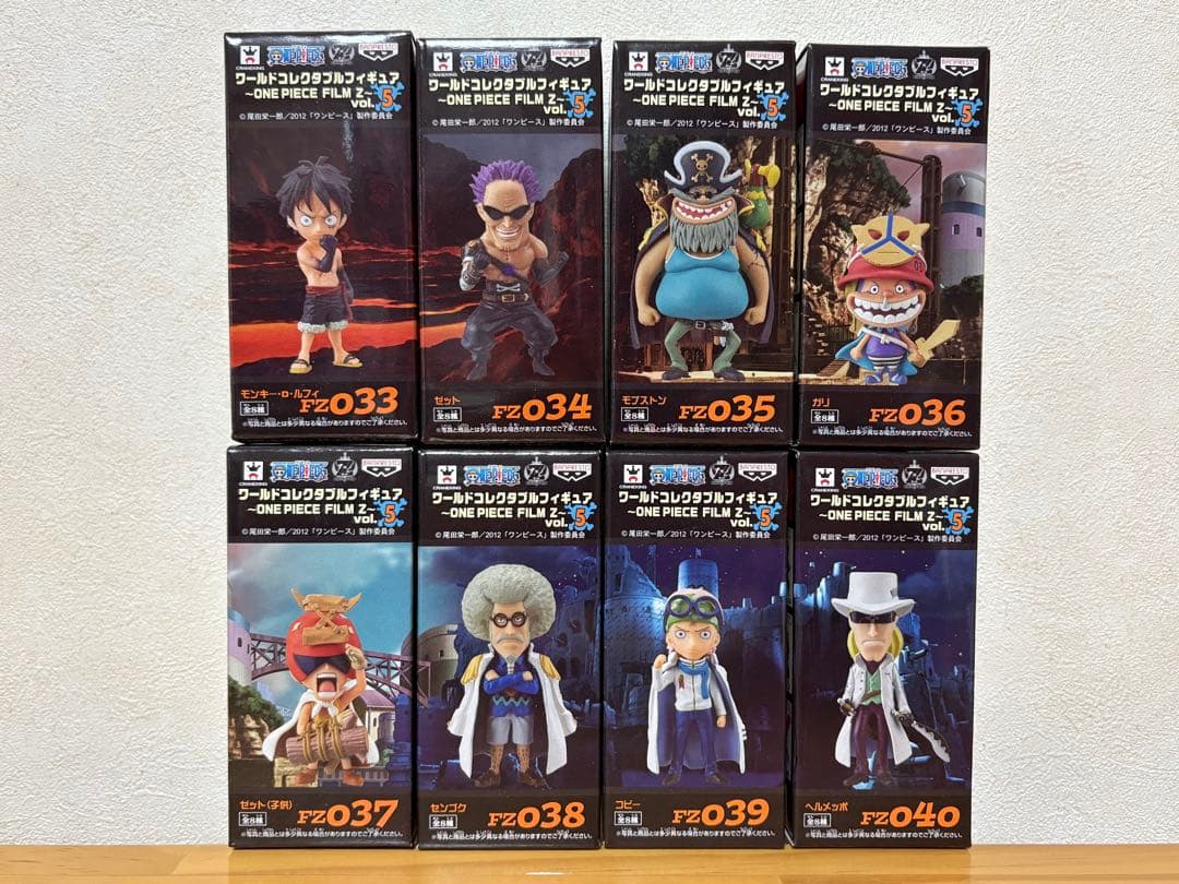 【未開封】ワンピース ワーコレ FILM Z vol.1〜5 全40種セット