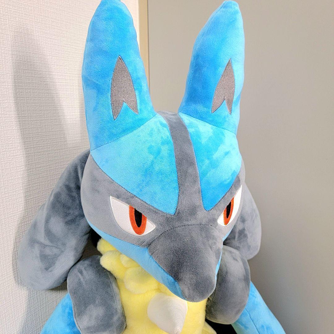 大幅ねさげ！　タグ付き　ポケモンセンター ルカリオ 等身大ぬいぐるみ