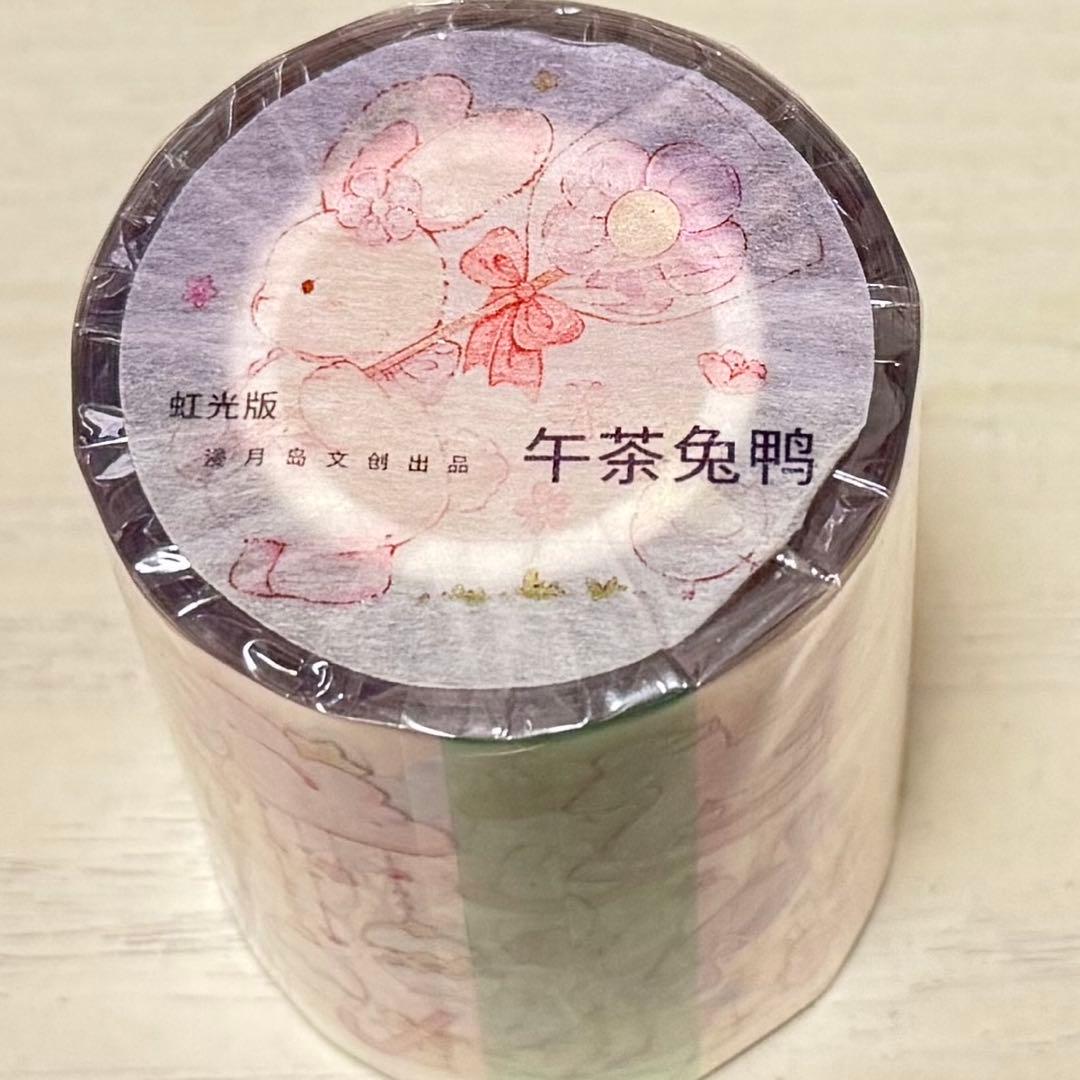 海外 PETテープ マスキングテープ うさぎ