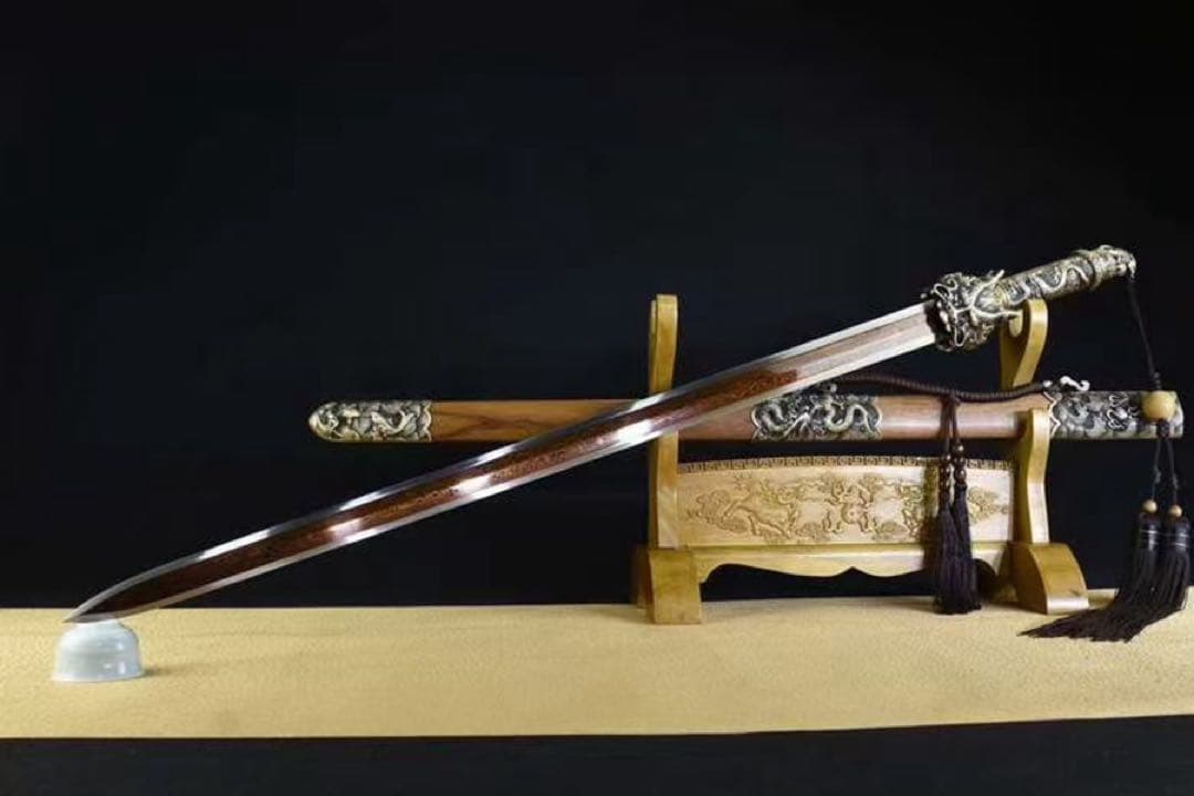 鯉龍剣 唐剣 中華剣 武具 鑑賞刀 舞踊刀 稽古