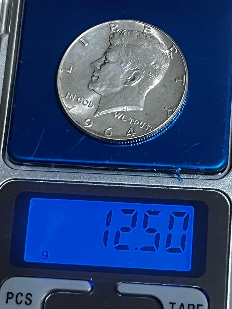 1964年ハーフダラー銀貨