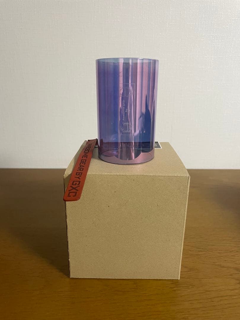 GXC ジーバイシー ランタン ホヤ 〔パープル） G×C タグ　セット売り